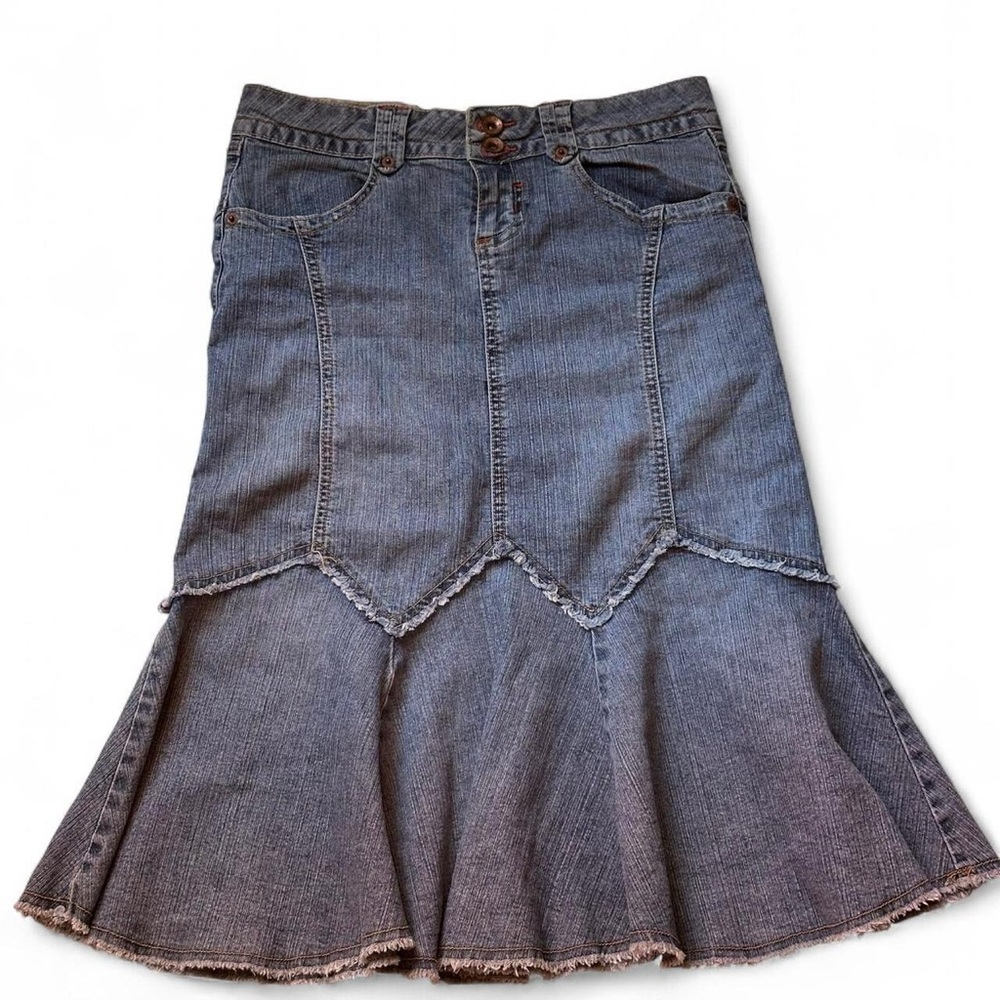 Rewind Blue Denim Skirt